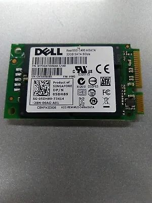 5dh89 4mm Height 50mm Length Msata 32gb Mlc 6gb/s Ssd   • $14.99