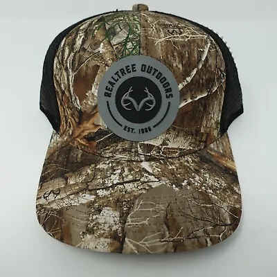 Realtree Camouflage Hat Cap Mens OSFM Camo Hunting Adjustable Mesh Snapback • $14.88