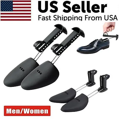 Portable Adjustable Plastic Shoe Tree Stretcher Shaper Keeper Expander Men Women • $6.95