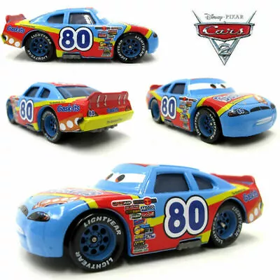 Disney Pixar Cars Blue No 80 Rex Revler Gask-its Racing Vehicle Car Diecast Toy • $12.55