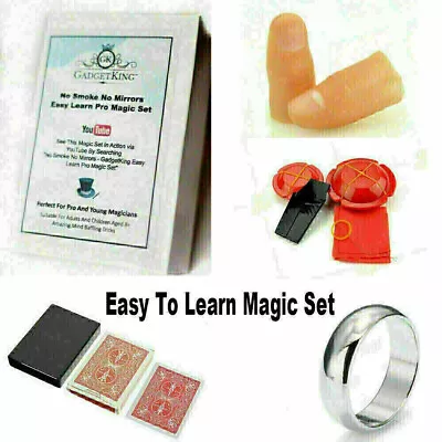 Kids Mega Magic Box Tricks First Magician Trick Perfom Toy Set Gift • £4.49