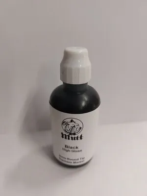 Black Permanent 2mm Graffiti Paint Squeeze Drip Dauber By Mutt Airbrush • $7.50