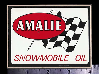 AMALIE Snowmobile Oil - Original Vintage 1960's 70’s Racing Decal/Sticker • $6.50