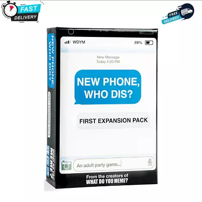 $35.99 • Buy What Do You Meme? New Phone Who Dis? Card Game First Expansion By What Do You Me