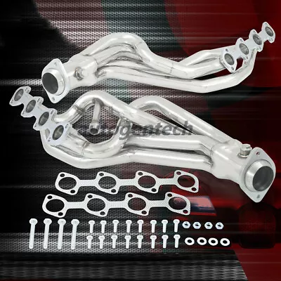 1Pair Exhaust Manifold Headers FOR 96-04 Ford Mustang Gt 4.6L V8 Stainless Steel • $185.83