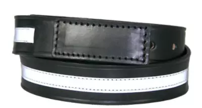 Boston Leather 1-1/2  Mechanics' Movers' Leather Belt W/ Reflective Ribbon • $28.99