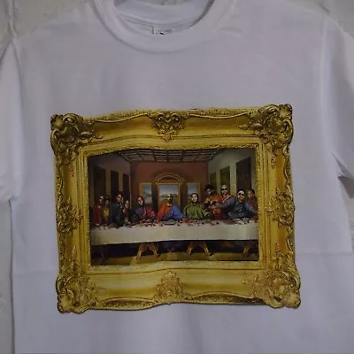 RIP Rappers Last Supper ODB BIG Tupac White Hip Hop Tee T-shirt By Actual Fact • £19.99