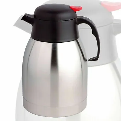£14.99 • Buy Flask Stainless Steel 1.5L Vacuum Insulated Hot Cold Tea Coffe Dispenser Air Pot