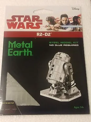 Star Wars Metal Earth R2 - D2 3 D Steel Laser Cut Model Kit Fascinations New • $4.99
