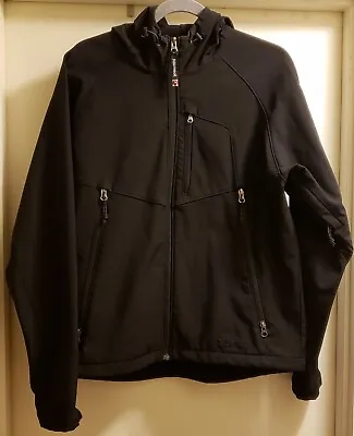 Marmot Soft Shell Hooded Jacket Men’s Medium Black • $19.99
