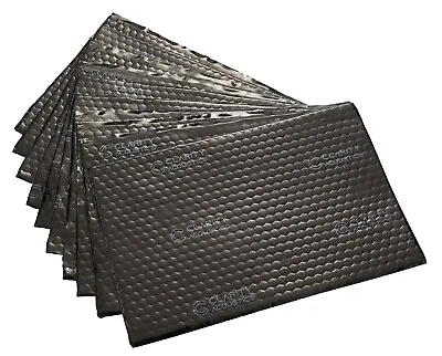 Heavy Duty Sound Deadening Mat 2mm 10 Sheets 200mm X 300mm Black Pack Car Van • £19.75