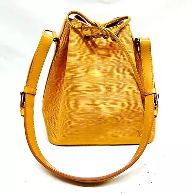 Louis Vuitton LV Shoulder Bag M44109 Petit Noe Yellow Epi 1184904 • $128.50