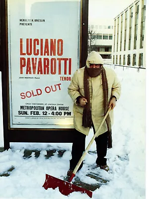 1986 Vintage Print Luciano Pavarotti 1978 Recital New York Metropolitan • $24.88