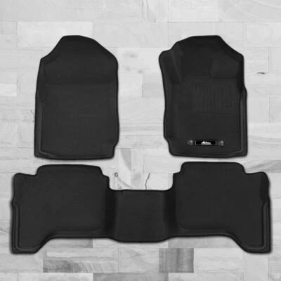 Ford Ranger Front Back Car Floor Mats PX PX2 PX3 Dual Cab 2011-2019 3D Rubber • $89.95