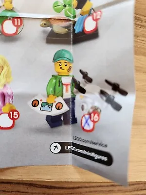 LEGO MINIFIGURES: SERIES 20 - 71027 - #16 DRONE BOY Complete Set Minifig CMF • $5