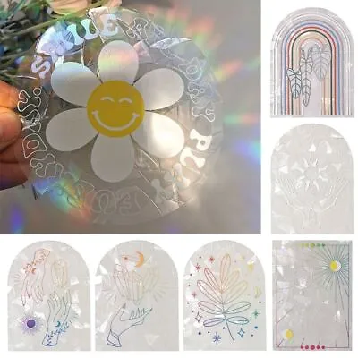 Rainbow Prism Window Stickers Suncatcher Sticker Wall Decal Glass Stickers • $12.30