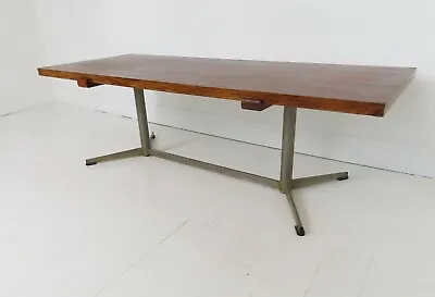 Stunning Danish Rosewood & Steel Coffee Table  • £425