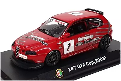 Altaya 1/43 Scale AL17223F - Alfa Romeo 147 #1 GTA Cup 2003 - Red • $81.39