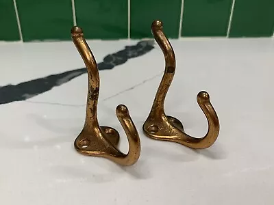 Vintage Pair Of Copper Metal Coat Hooks  3  • $8.95