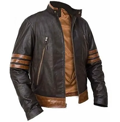 $199.99 • Buy Bespoke X-Men Wolverine Leather Jacket, X-Men Wolverine Leather Jackets