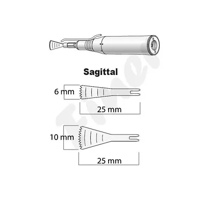 Dental Micro Saw Handpiece Sagittal For Implantology 3° Stroke Angle 4:1 Green • $39.99