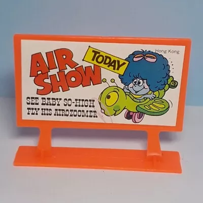 Vintage Mattel Upsy Downsy Baby So-High's Air Show Billboard Sign • $13.95