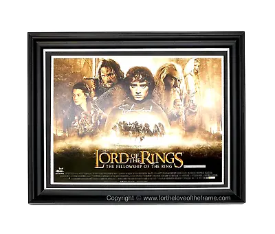 Elijah Wood Signed Photo Framed  & COA Lord Of The Rings Autograph Memorabilia • £274.99