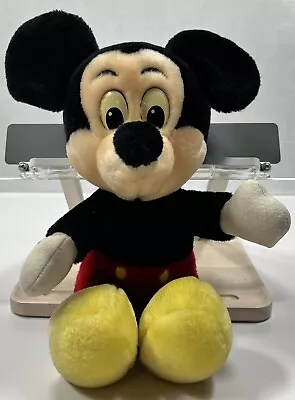 Mickey Mouse Plush Walt Disney World Vintage 12” Disneyland Stuffed Animal • $14.95