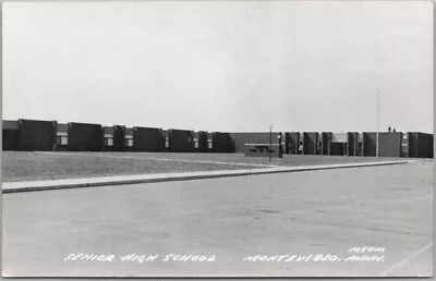 MONTEVIDEO Minnesota RPPC Real Photo Postcard  SENIOR HIGH SCHOOL  1950s Unused • $4