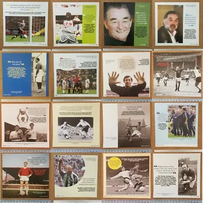 £3 • Buy Sporting Quotes Football Famous Footballers / Events Picture - Various Players
