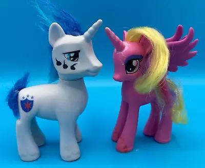 My Little Pony G4 Cut Hair Painted Shining Armor Princess Cadance Flawed Figures • $14.99