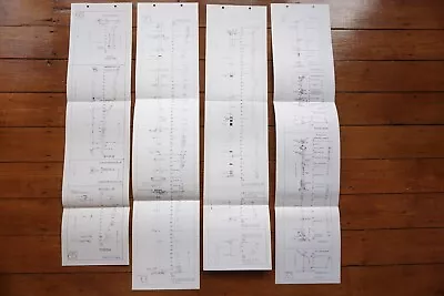 1970s Skipton Carnforth Llandudno Crewe London Midland Railway Track Plan Map X4 • £31.99