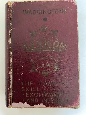 Vintage Lexicon Card Game 1933 Waddingtons • £4.99