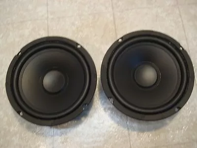 NEW (2) 6.5  Subwoofers Replacement Speakers.woofer Pair.6-1/2 .4ohm Pair.6.5in • $49