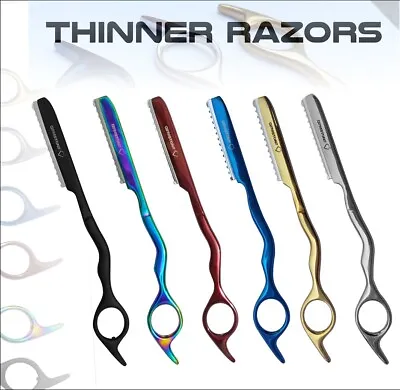 Hair Shaper Thinning Razor Feather Styling Layer Cutting RAZOR Stainless Steel • £5.59
