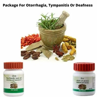 Swami Baba Ramdev Divya Patanjali Package For Otorrhagia Tympanitis Or Deafness • $69