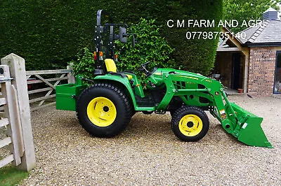 NEW JOHN DEERE 3025e HYDROSTATIC COMPACT TRACTOR LOADER & BALLAST BOX TURF TYRE • £21990