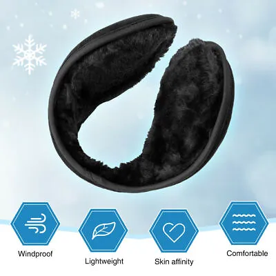 Earmuffs Winter Ear Warmers Fleece Earwarmer Mens Womens Behind The Head Band • $5.45