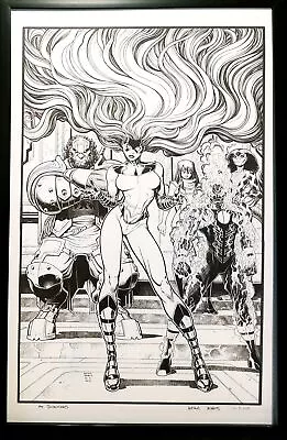 Inhumans #1 Medusa By Art Adams 11x17 FRAMED Original Art Poster Marvel Comics • $49.95