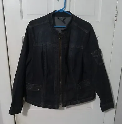 Motto Womens Denim Jacket 1X • $12