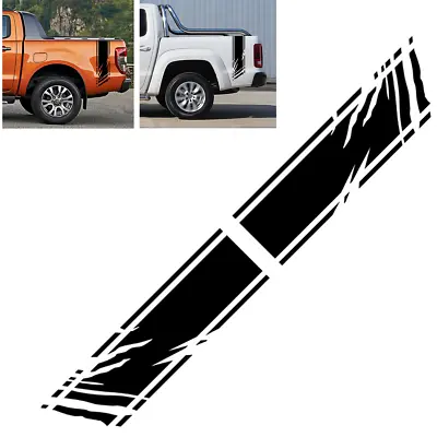  2pcs Universal Car Truck Side Door Racing Stripes Graphic Vinyl Sticker Decal  • $13.40