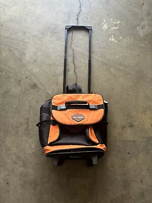 Harley Davidson Insulated Rolling Cooler Backpack Bag Hd Motorcycle Wheels • $30