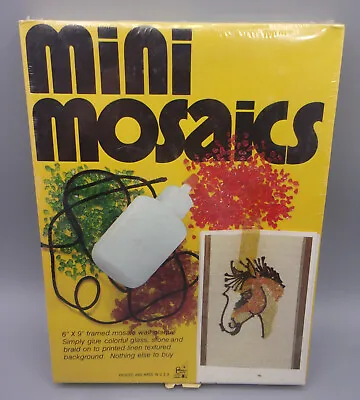 Vintage General Crafts Framed Mini Mosaics HORSE Art Kit #456 - NEW • $34.95