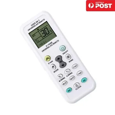 Universal A/C Air Conditioner Remote Control Electricity LCD Display AC K-1028E • $5.99