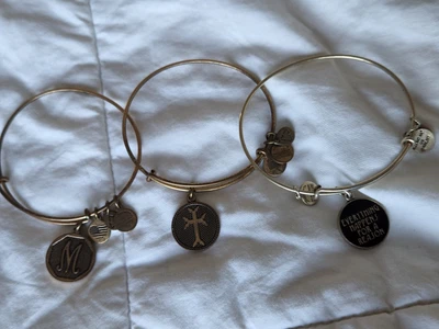 $170 • Buy Alex And Ani Gold Charm Bracelet 