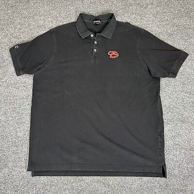 Antigua Arizona Diamondbacks Shirt Mens 2XL Black Red Polo MLB Golf Snake Adult • $20.36