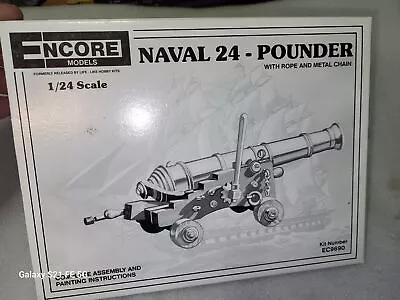 Encore Models Naval 24 Pounder Cannon Metal Chains 1/24 #EC9690 • $23.99