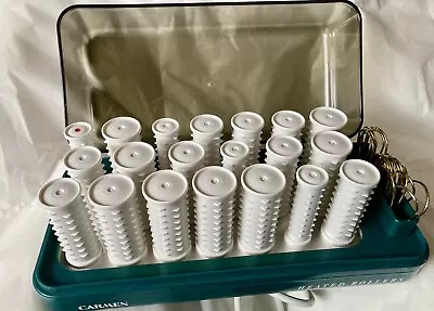 £25 • Buy Vintage Carmen Model 2608 Heated Rollers With Pins - Fully Working