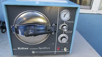 Ritter Model-7 Speed Clave Steam Autoclave Sterilizer Working • $599.66