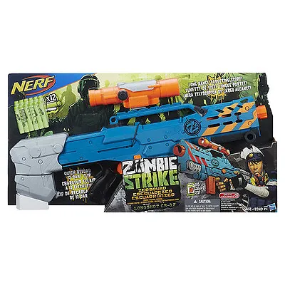 Nerf Zombie Strike Longshot CS-12 Dart Blaster Kids Toy Gun • $139.95